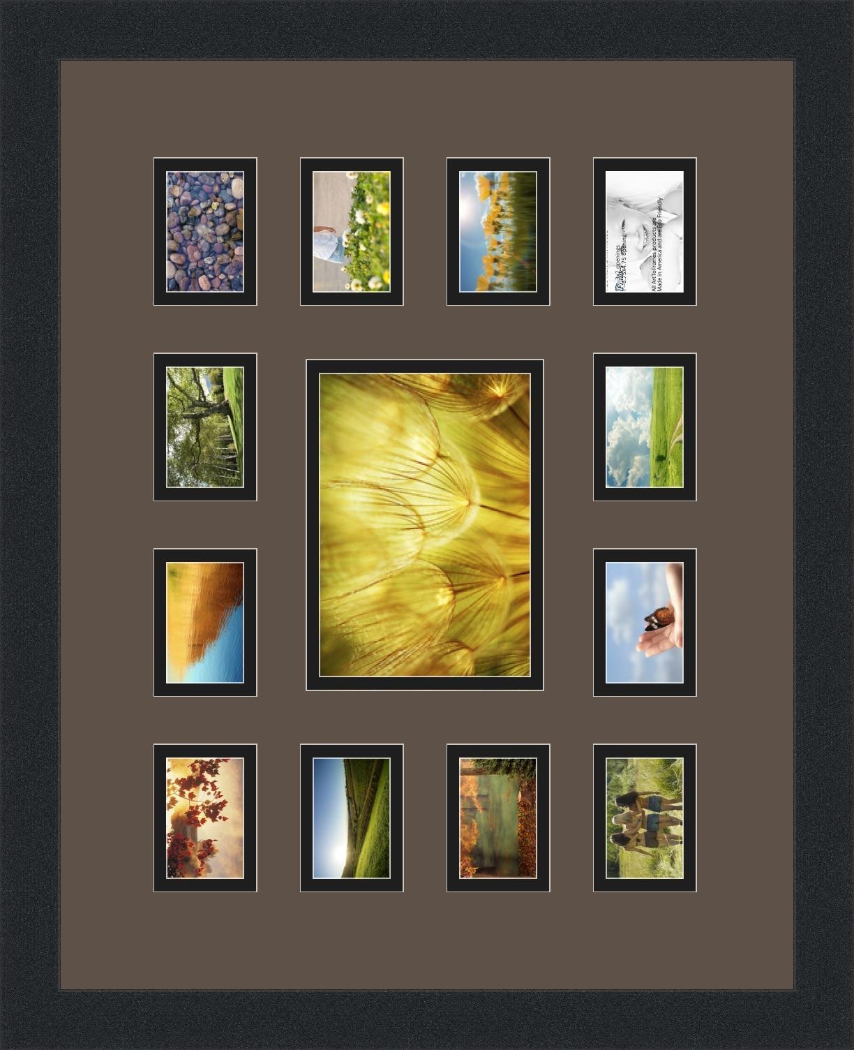 Amazon.co.jp: ArtToFramesコラージュフォトフレームダブルマットwith